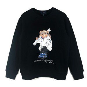 Ralph Lauren Polo Bear Ski Sweatshirt Black Boys 5